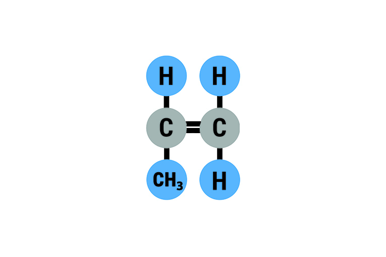 propane with double bond